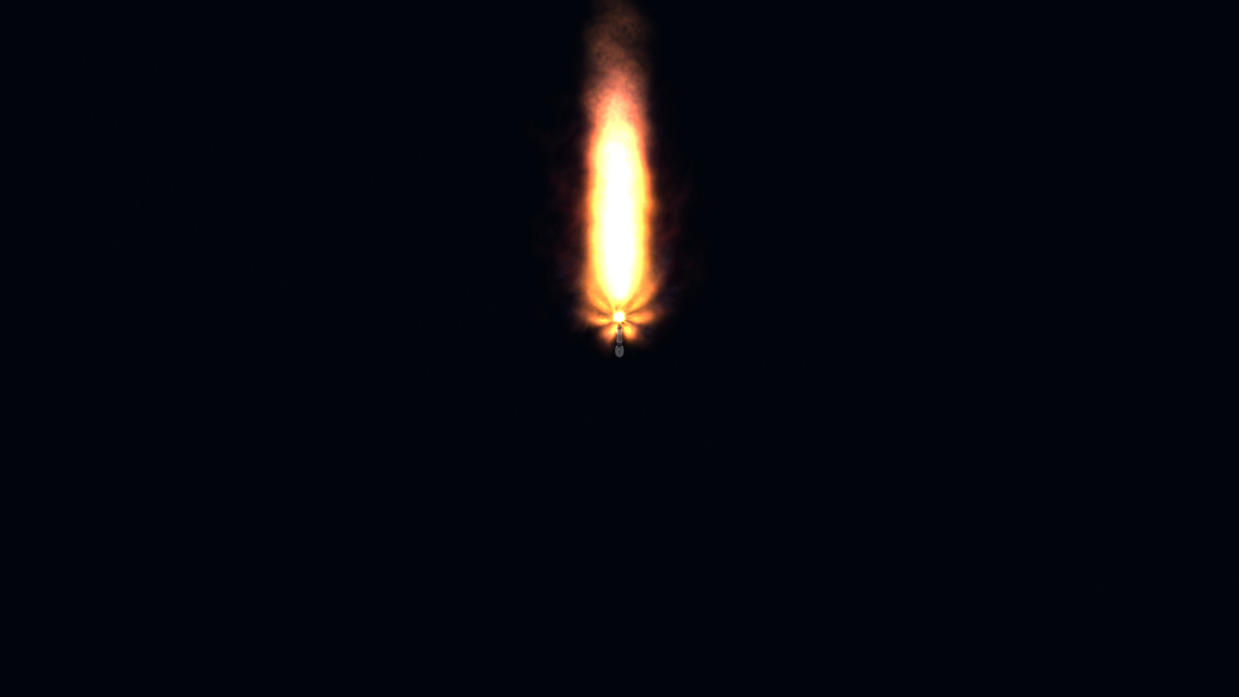Falcon 9 en ascenso